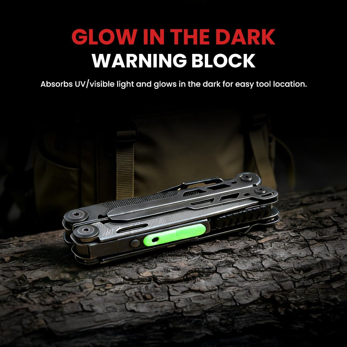 WOBANK 33-in-1 Multitool Pliers, Full-size, EDC Knife, Stainless Steel