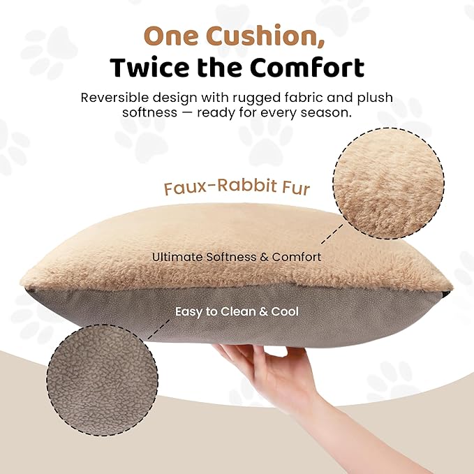 Booster Cozy Dog Car Seat for Medium Dogs, Soft Dog Bed for Car, Safety Travel Bed & Portable Pet Carrier, Removable & Washable with Storage Pockets, Clip-On Safety Belt