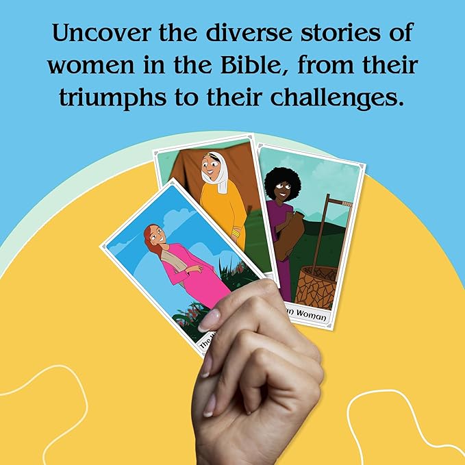 Kulture Games Bible Women - Christian Card Game with 50 Inspiring Bible Stories – Bible Trivia| Bible Trivia | Conversation Starters | Biblical Game
