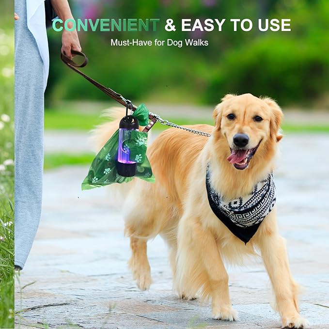 120Pcs Thick Dog Poop Bags Rolls, Leak-Proof Poop Bags for Dog and Cats Litter, 9x13 Inch Scented Pet Waste Bag for Small - Large Dogs Walking, Fits Most Doggie Bag Holder for Leash