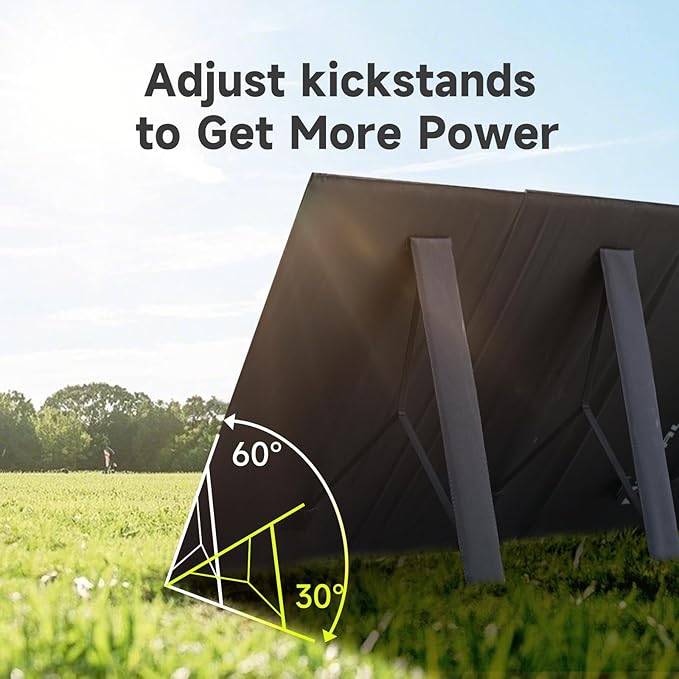 ALLPOWERS SP033 200W Portable Solar Panel Foldable, 23% High Efficiency Solar Charger with MC4 Connectors for Power Station, RV, Camping, Home Use, Compact Folding Solar Panel(SP033-200W
