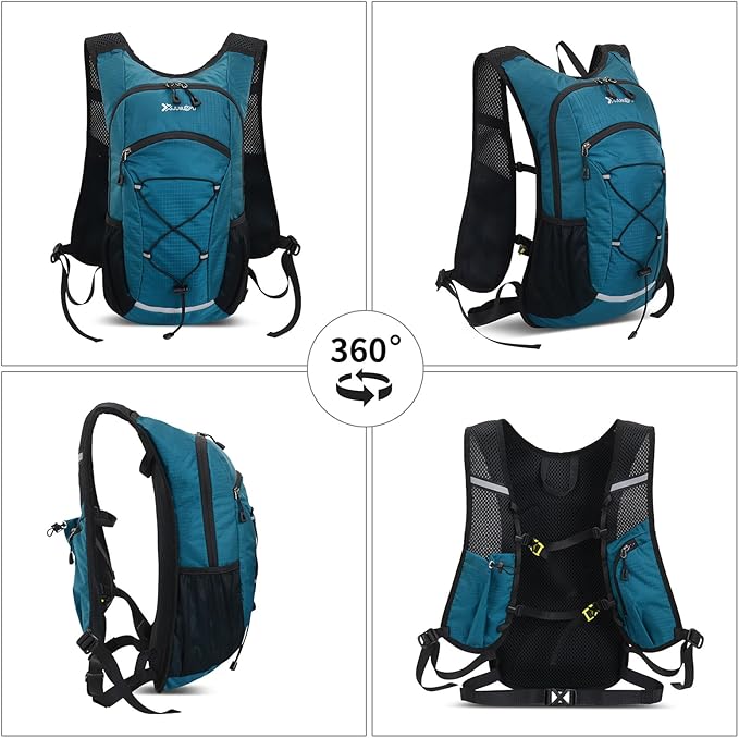 15L Small Hiking Backpack Lightweight Hydration Backpack for Men Women, Warterproof Hiking Daypack for Travel Cycling