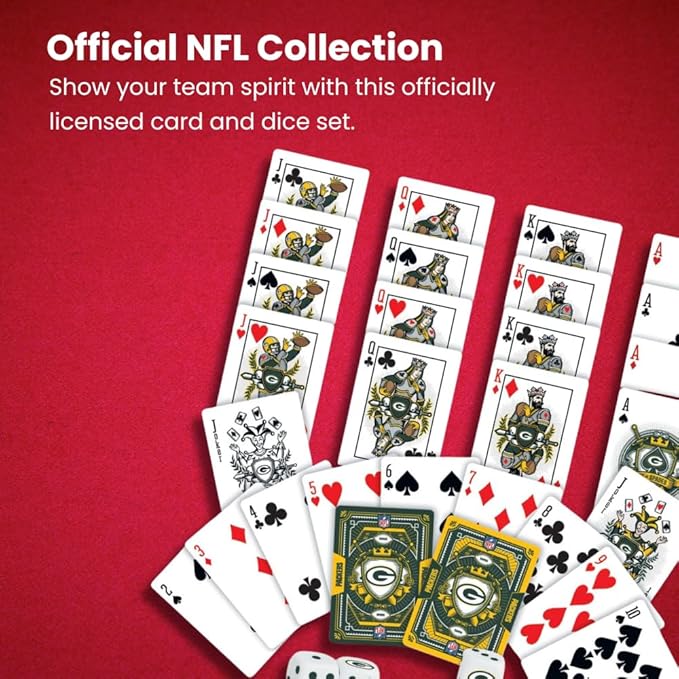 Masterpieces NFL Dallas Cowboys Playing Cards & Dice Set - 2-Pack