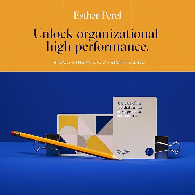 ESTHER PEREL Where Should We Begin? at Work ??Conversation Cards for Teams Culture Amp ??Office Games & Team Building Games for Work ??100 Talking Point Cards to Build Trust & Connection