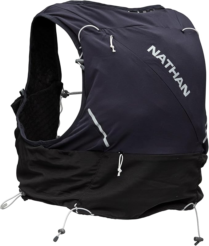 Nathan 12L Hydration Vest ??Quick-Fit Adjustments, Breathable Mesh, 1.6L Bladder, 8.8 oz, 6 Pockets, Pinnacle Pro