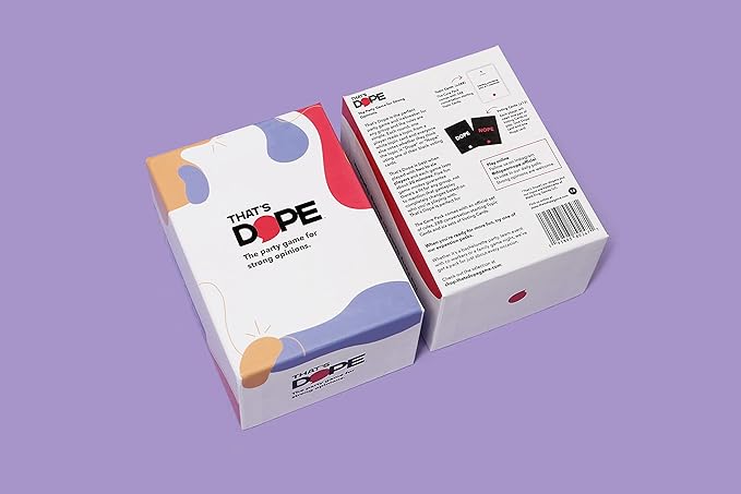 That's Dope: The Party Game for Strong Opinions ??Core Pack | 288 Topic Cards, 6 Voting Card Game Set | Fun Adult and Family Party Game