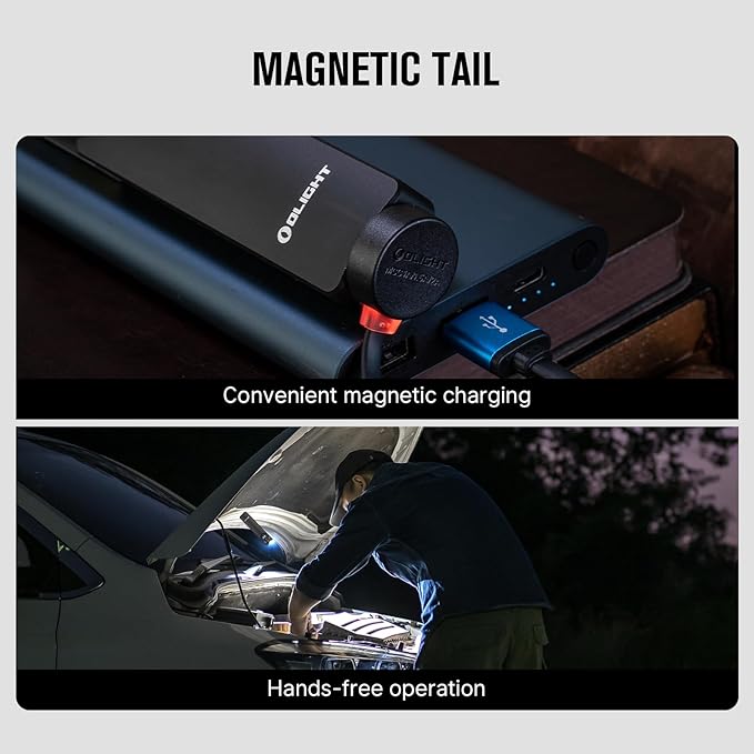 OLIGHT Arkfeld Pro Rechargeable EDC Flat Flashlight with Green Beam, UV and White LED Combo, 1300 Lumens Portable Pocket Lights, Triple Sources for Outdoors Emergency Working (Black NW)