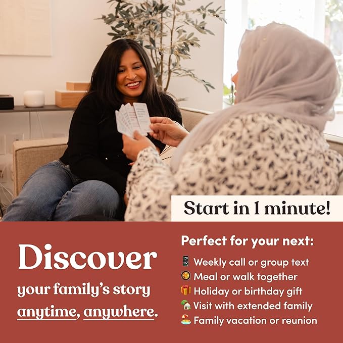 Parents Are Human, Relationship Cards, Get to Know Each Other Better, Parents, Adults, Families, & Teens Relationship Building, Light & Deep Questions, 70 Questions & Activity Cards, English + French