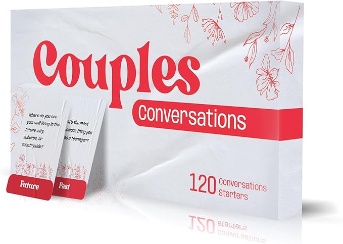 Couples Conversations Card Game ??Fun Couple Games for Date Night, Intimacy & Conversation Cards, Get to Know You, Newlywed & Married Couples, Romantic Gift, at-Home Activity with Your Partner
