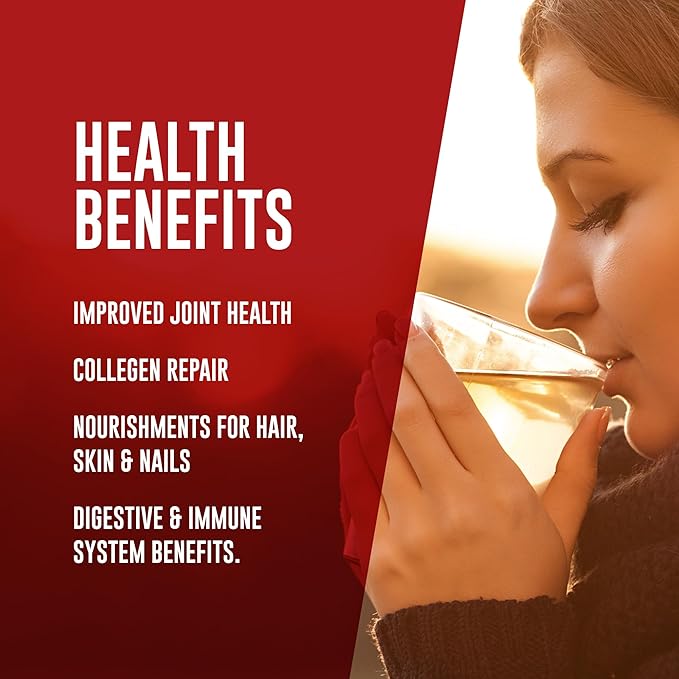 LonoLife Low Sodium Beef Bone Broth Powder Mix | Grass-Fed, 10g Protein | Collagen-Rich, Keto & Paleo Friendly | Natural Ingredients | 4 Portable Stick Pack Servings