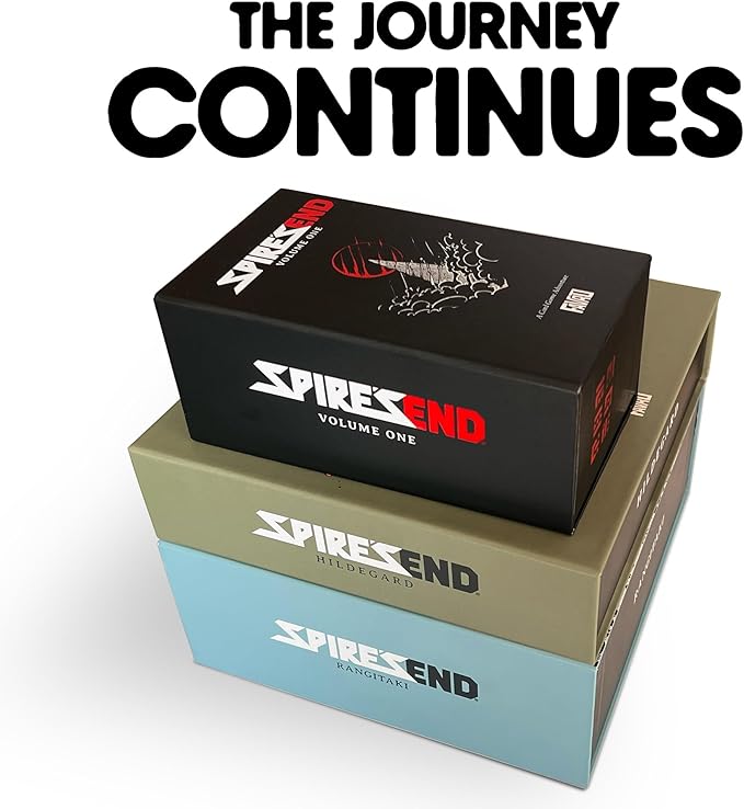 Spire's End: Volume 1 Card Game, Add to Your Choose-Your-Path Horror Adventure and Strategy Board Games, Immersive Solo or Cooperative Play for Ages 16 and Over, 1-2 Players, 60-90 Minute Playtime