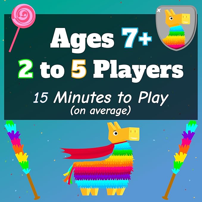 3, 2, 1 Piñata! - A Card Game of Candy Chaos with Take-That Gameplay | Fast-Paced & Easy to Learn | Fun Family Game Night Card Game for Families and Kids