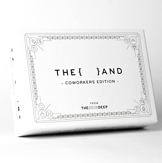 (THE AND) Coworkers Edition - 199 Icebreaker Conversation Cards for Workplace - Team Building Game for Work - Fun Office Activity to Break The Ice and Get to Know Your Teammates by The Skin Deep