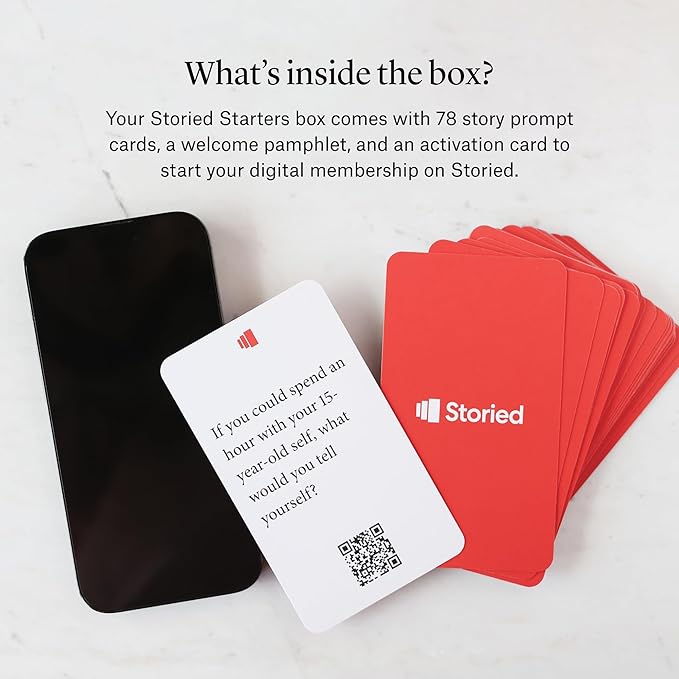 Storied Conversation Starters for Families 78 Thought-Provoking Questions to Share Life Stories & Connect Across Generations - Perfect for Family Gatherings & Holidays