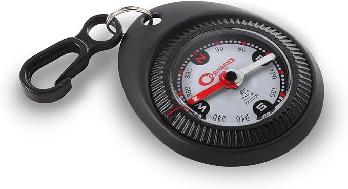 Coghlan’s Outdoor Compasses – Lightweight, Durable Navigation Tools for Hiking, Camping, Orienteering & Survival with Map, Wrist, Lensatic, LED, and Carabiner Options