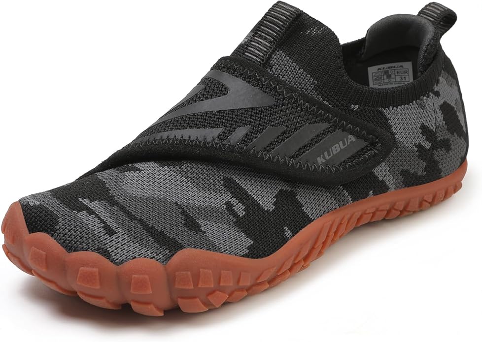 KUBUA Kids Hiking Water Shoes Boys Girls Barefoot Shoes Multifunctional Tennis Sneakers Toddler Little Big Kid