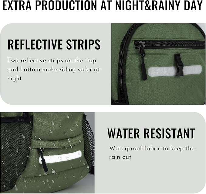 Zavothy 18L Multipurpose Hiking Backpack with 3L Water Bladder ??Durable Hydration Backpack with Insulated Bladder Compartment, Hidden Helmet Holder & Rain Cover ??for Hiking, Commuting, and Camping