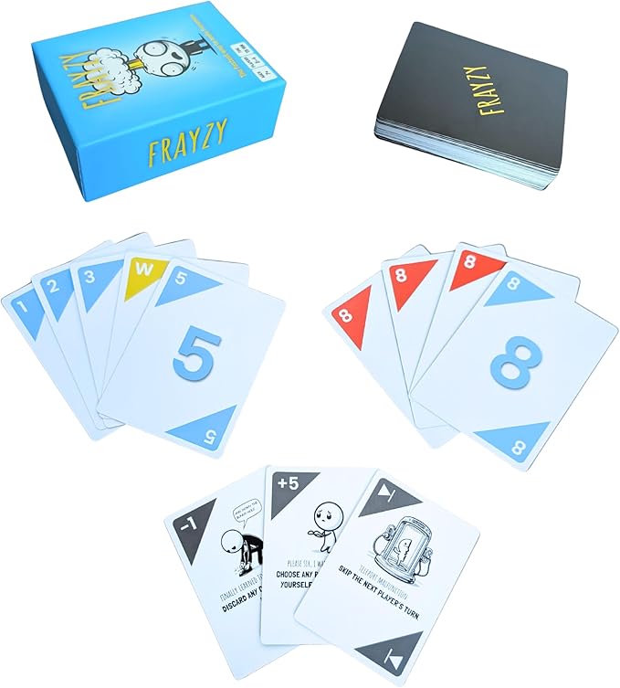 Fast-Paced Rummy-Style Card Game for Kids & Adults | Ages 7+ | Wild, Strategic, Family Fun