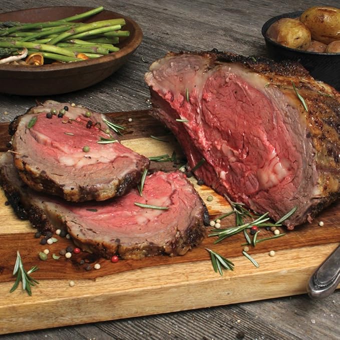 Natural Angus Prime Rib by Nebraska Star Beef - All Natural Hand Cut and Trimmed and Great with Steak Rub - Steaks for Delivery to Your Home