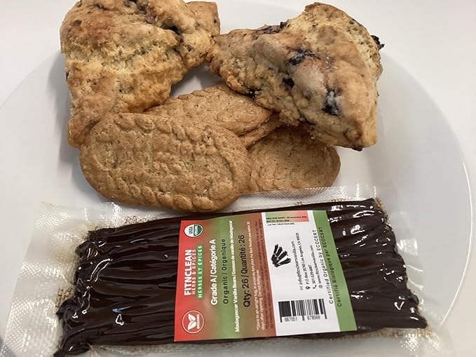 26 Organic Madagascar Vanilla Beans Grade A. Certified USDA Organic. Fresh by FITNCLEAN VANILLA for Extract, Cooking, Brewing, Baking. Bulk Bourbon NON-GMO Whole Gourmet Pods