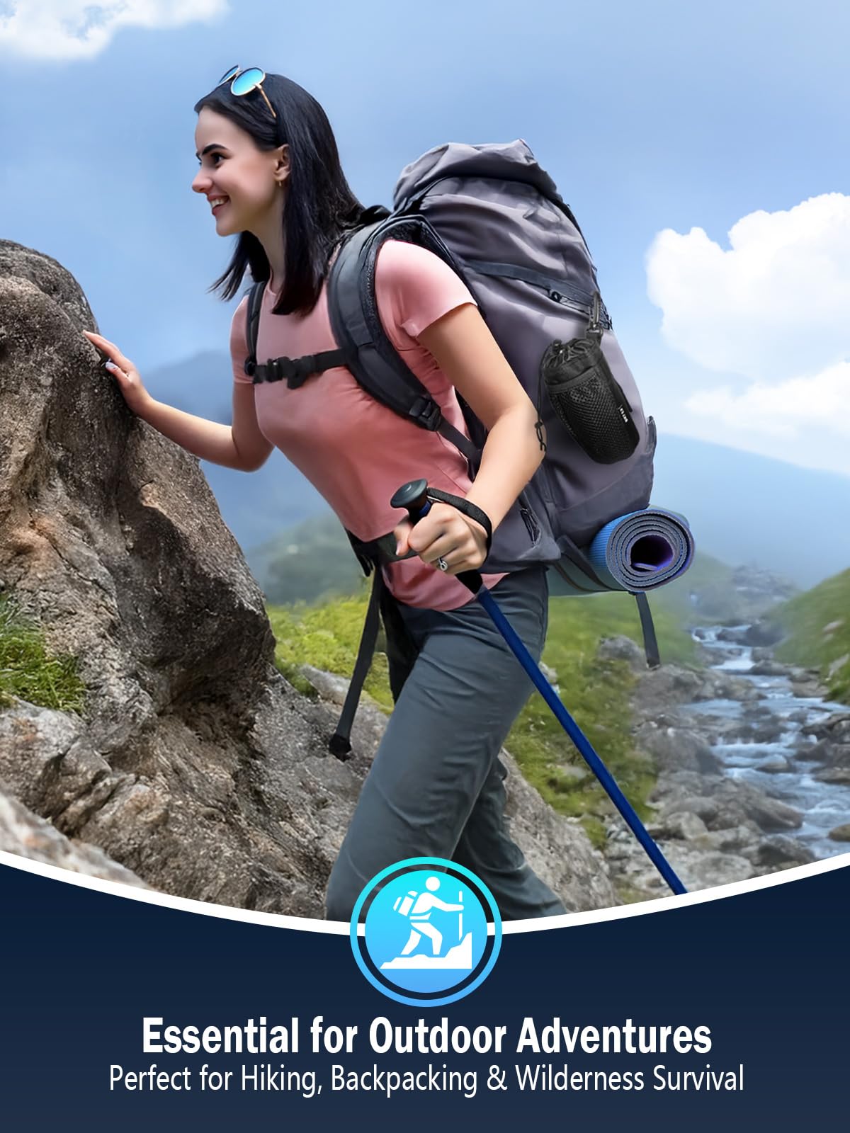 Electric Portable Water Filter for Camping, Hiking, Backpacking, Travel & Emergency Preparedness