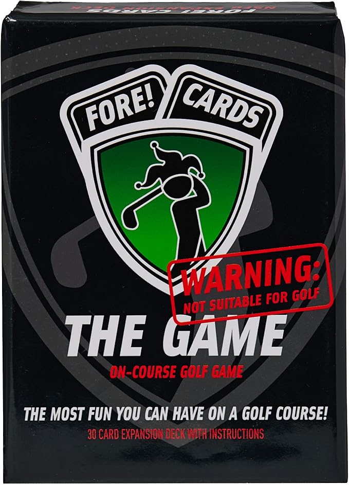 On-Course Golf Game ??30 New Playing Cards to Add Fun to Your Next Golf Round ??Great Gift for Golfers ??Not Suitable for Golf Expansion Pack ??Fun On-Course Game for Friends, Groups