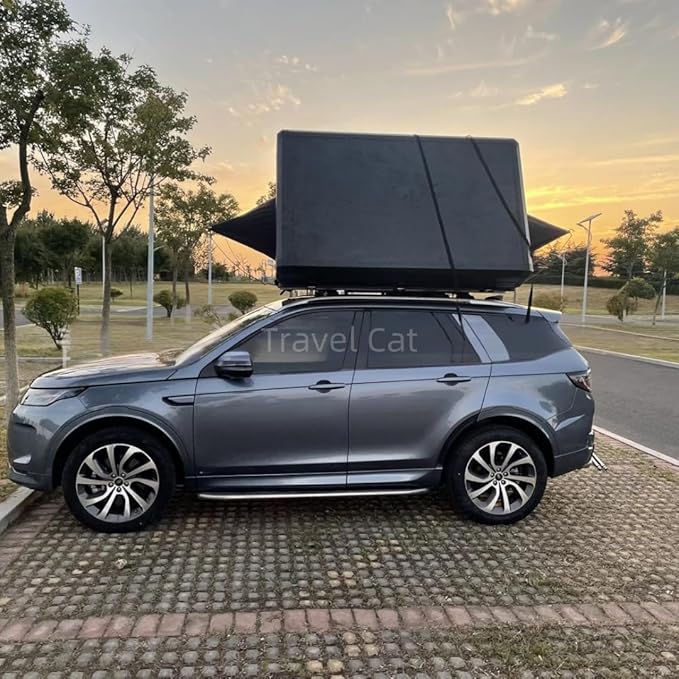 Travel Cat Rooftop Tent Hard Shell Travel Cat Roof Top Tent Hardshell Rooftop Tents for Jeep SUV Truck Van Car Camping Roof Rack Hard Shell Car Top Tents