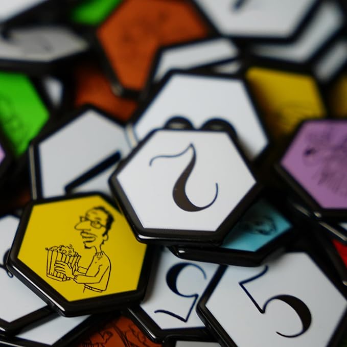 Hexaquest: The Strategic Trivia Board Game ??1500 Questions, 6 Categories, 65 Hexagon Tiles, Premium Bag ??Fun, Quick to Learn, Perfect for Game Nights, Families & Parties