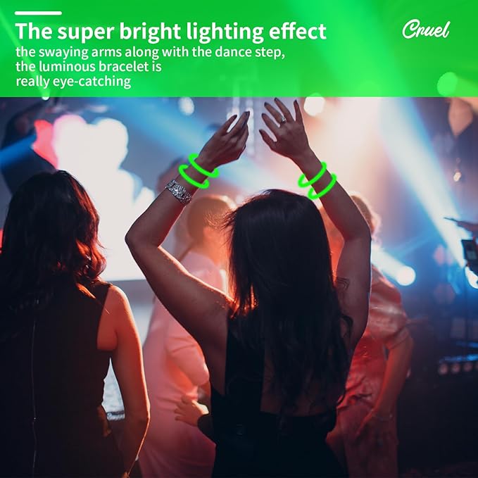 60 Pack 8??Green Glow Sticks Bulk Bright Glow Sticks with 60 Connectors 20 Heart Glasses Glow In The Dark Party Supplies Neon Party Decorations Glow Bracelet Glasses for Carnival (Green)