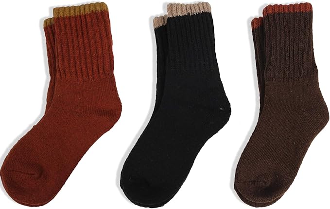 BomKinta Boot Socks for Women Winter Solid Thick Warm Socks Cozy Crew Socks Christmas Gift
