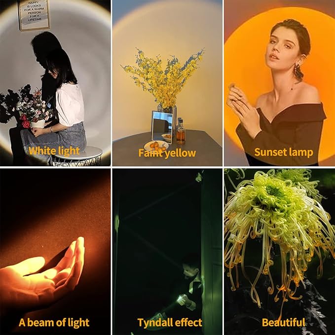 LED Rechargeable Amber Flashlight ,Photography Fill Lightï¼?800K Warm Light for Eye Care, Sleep Aidï¼? in 1 White Light and Yellow Light and Amber lamp.