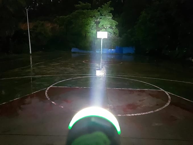 LIT-PaTH LED Camping Lantern, Rechargeable Light with Magnet Base, 4400 mAh, Survival Kit for Emergency, Hurricane, Outage, Large Green, 1 Pack