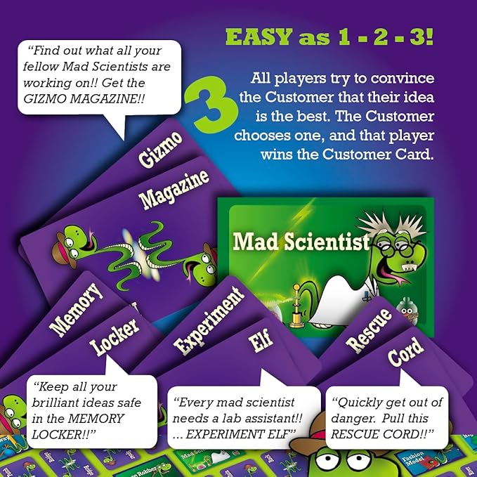 SNAKE OIL - The Silly Selling Party Game - Funny Group 3-10 Player Card Games - Fun Travel Activity for Friends and Family - Joke Juice Expansion for Ages 8+