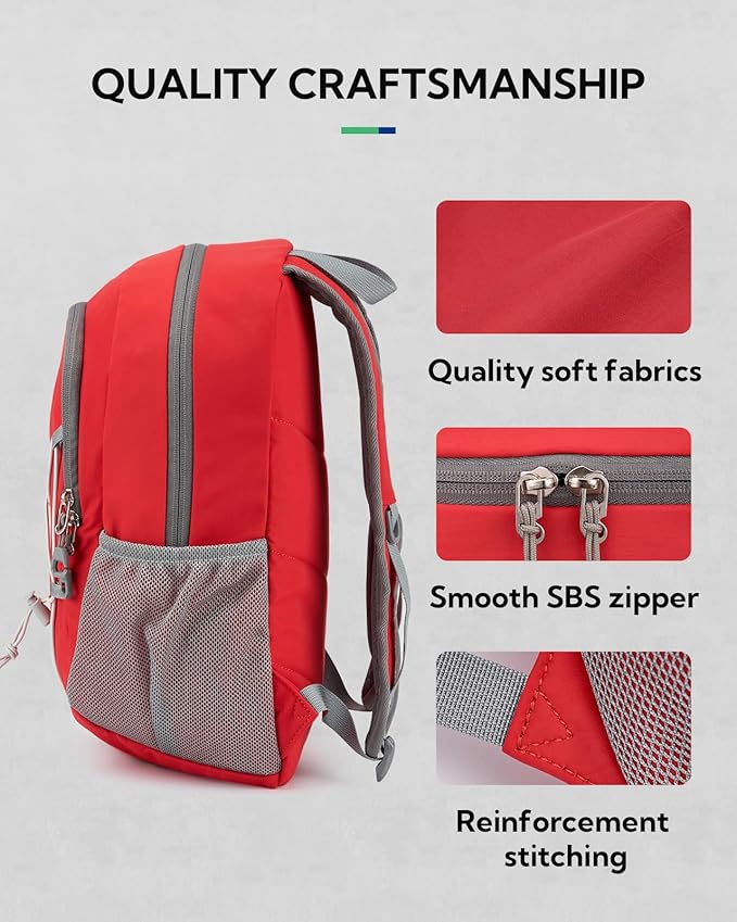 WATERFLY 12L Small Hiking Backpack: Day Pack Lightweight Travel Bag Camping Fitness Cycling Outdoor Sports Daypack For Women Men
