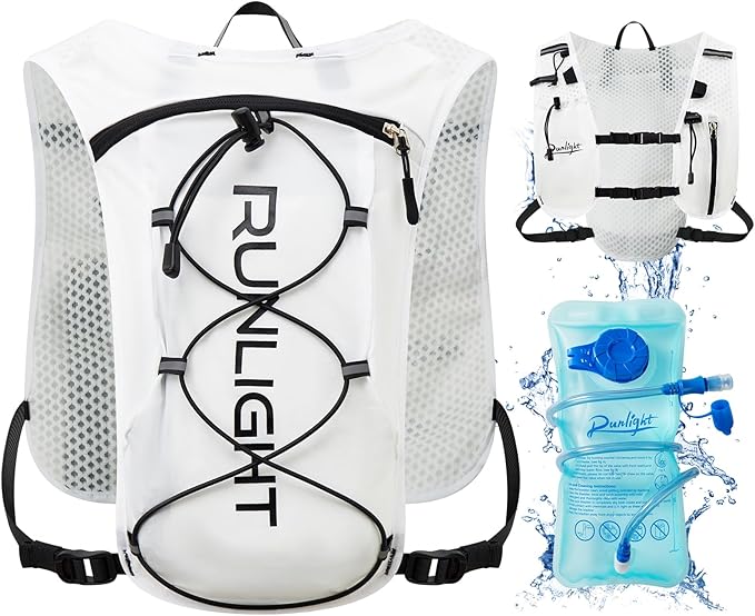 Running Vest for Women Men Lightweight Hydration Backpack Pack with 1.5L Water Bladder Bag Hydro Daypack for Hiking,Trail,Skiing,Camping,Cycling,Race,Marathon