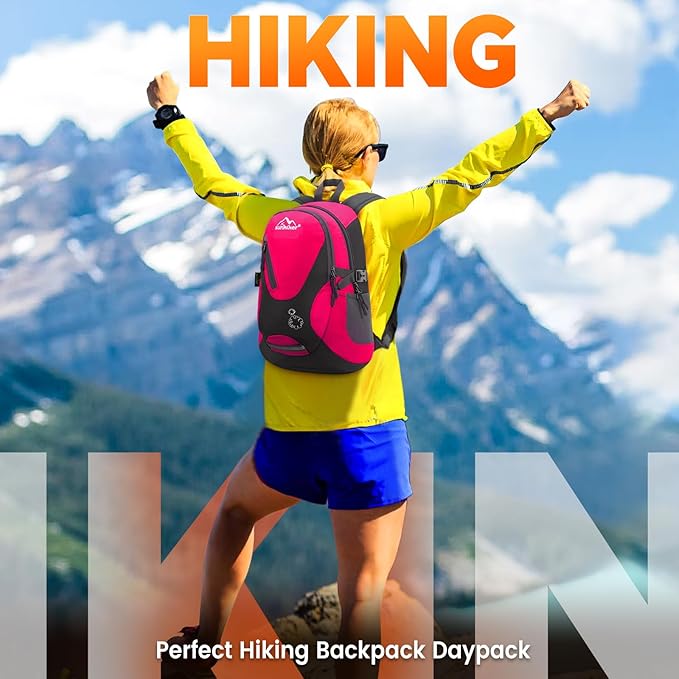 sunhiker Small Cycling Hiking Backpack Water Resistant Travel Backpack Lightweight Daypack M0714