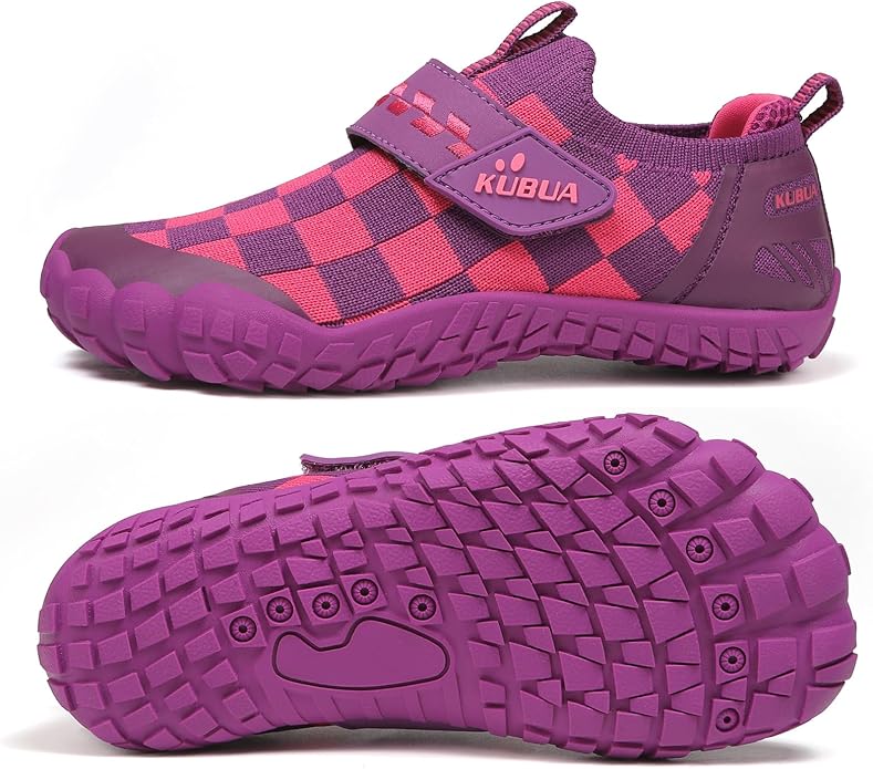 KUBUA Kids Hiking Water Shoes Boys Girls Barefoot Shoes Multifunctional Tennis Sneakers Toddler Little Big Kid