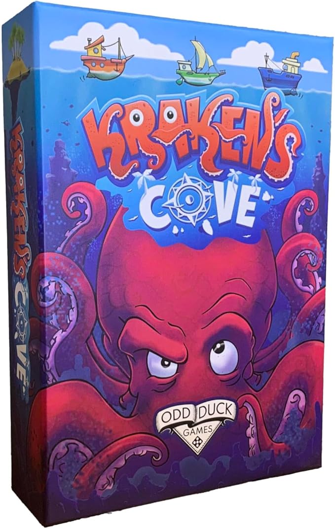 Kraken?™s Cove ??Memory & Strategy Game for Kids & Families | Quick Play Ocean Adventure Game | Ages 5+ | 1-3 Players | Under 15 Minutes