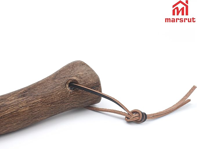 Marsrut 13'' Oak Wood Hatchet Handle Replacement ??Fits Most Camp, Broad, and Single Bit Axes ??Durable Wooden Axe Handle (1.9'' Wide)