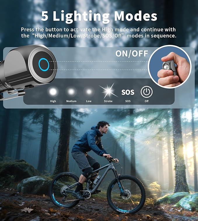 TONEOF Mini LED Flashlight Rechargeable,Magnetic High Lumens 4000 mAh EDC Flashlights,Tactical Grade Aluminum Waterproof Head Flashlight with Band for Camping,Emergency,Hiking,Keychain,Pocket