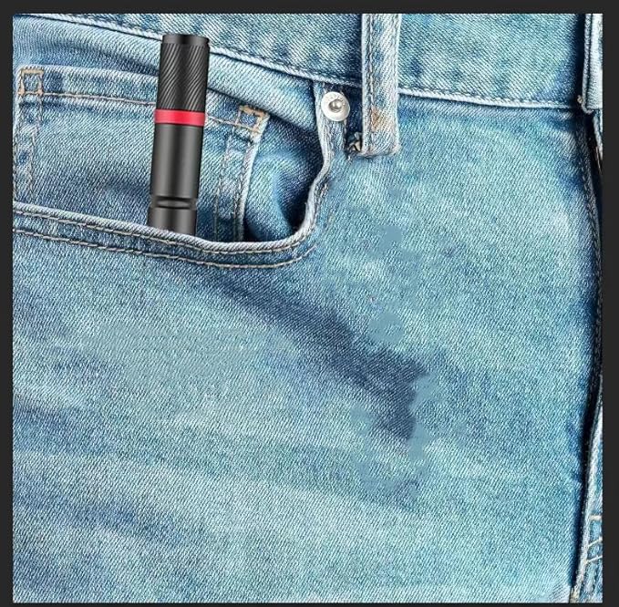 9 Pack LED Pen Light Flashlight Single Mode Aluminum Waterproof Mini Flashlight with Clip Pocket Pen Flashlights for Hurricane Work Camping Emergency