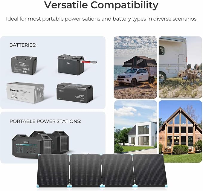 Renogy 220W Portable Solar Panel Suitcase, 23% High Efficiency Foldable Solar Charger for Power Station, Durable for Decades, with Sturdy Kickstands, IP67 Waterproof for RV Camping Off-Grid Blackouts
