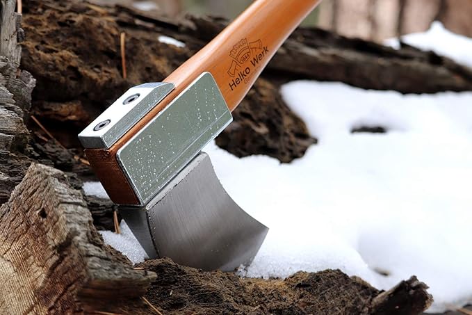 1844 Helko Werk Germany Vario Universal Axe - German Made Midsize General Purpose Felling Axe for Felling Trees, Cutting Timber, and Splitting Wood - Head 4.25lbs, Handle 30in. (Universal) #10053