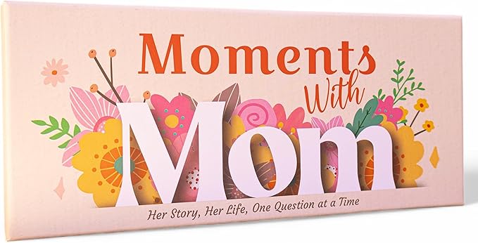 Game That Song Moments with Mom - Conversation Cards Gift for Mother's on her Day! Includes 120 question Cards for boy and Daughter Gifts to Learn More About her! Fun!