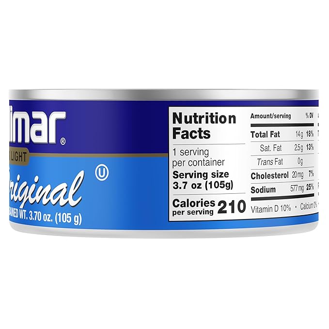 Sardimar Chunk Light Tuna ( Original - Pack of 6 ) - Ready to eat meals in can