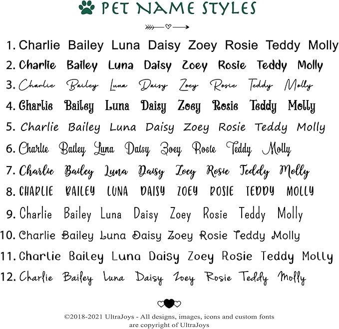 Ultra Joys Dog Tags Personalized for Pets - Hollow Paw Custom Pet ID Tag - Engraved Dog Tag for Small, Large Dogs - Large Badge in Gold