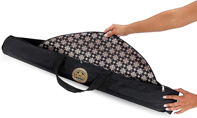 Triton Premium Portable Poker Table Mat 10 Player + Triton Premium Poker Playing Cards for Texas Holdem Poker
