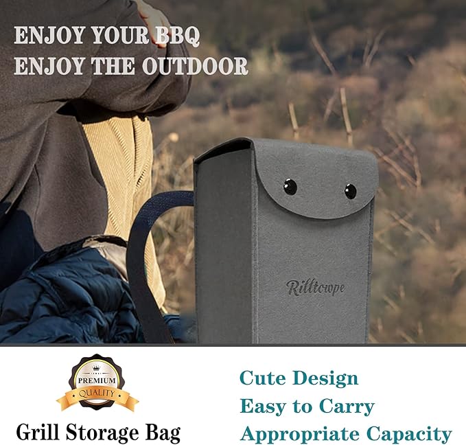 Grill tool bag,BBQ tool storage,Grilling Bags for Outdoor Grilling, Grill tool storageï¼?BBQ tool bagï¼?grill utensil storage,Foldable Grill Bag for Camping and Hiking BBQ.