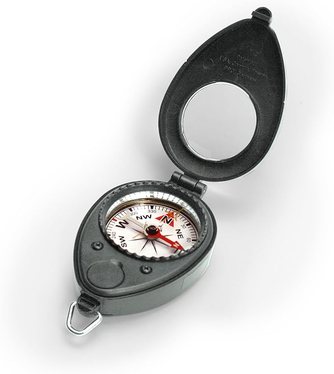 Coghlan’s Outdoor Compasses – Lightweight, Durable Navigation Tools for Hiking, Camping, Orienteering & Survival with Map, Wrist, Lensatic, LED, and Carabiner Options
