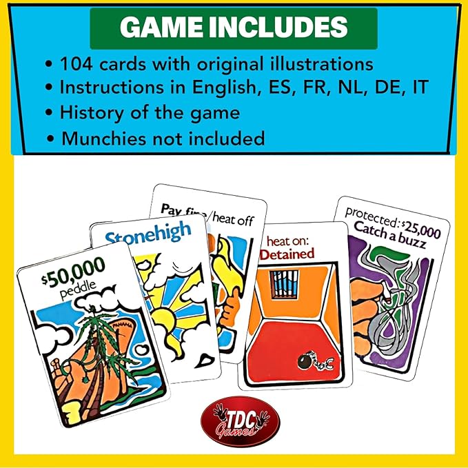 TDC Games Grass Card Game for Adults